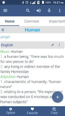 Lao Dictionary Offline android App screenshot 0